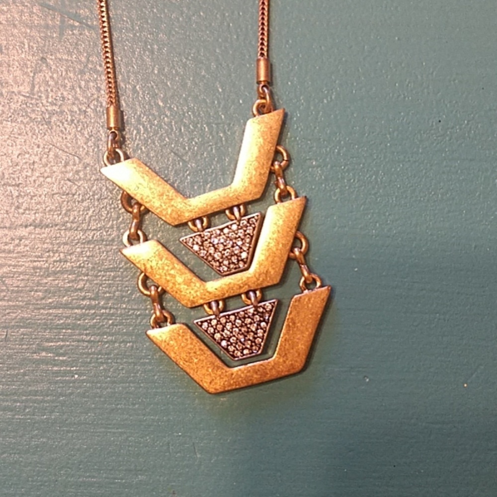 J Crew Gold & Silver necklace